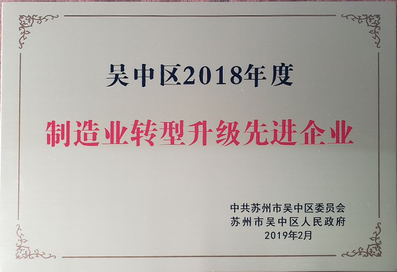 制造業(yè)轉型升級先進企業(yè)